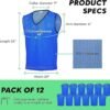 GSi Mesh Training Pinnies for Soccer Basketball and Team Sports - Image 3