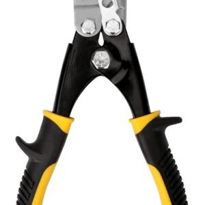 HURRICANE Sheet Metal V Notcher, Manual Hand Notcher Tool for HVAC Ductwork, Roofing & Gutters, Cuts 30° V-Notch in 24-Gauge Steel, with Safety Lock