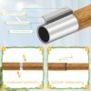 Wood Curtain Rod 28-48 Inch Heavy Duty Branch Leaf Finial - Image 3