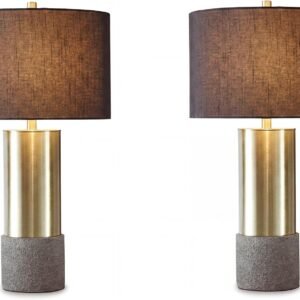 Signature Design by Ashley Jacek Contemporary Table Lamp Set of 2
