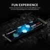fanxiang S500 Pro 512GB NVMe SSD M.2 PCIe Gen3x4 2280 Internal Solid State Drive, SLC Cache 3D NAND TLC, Up to 3200MB/s, Compatible with Laptop and PC Desktops(Black) - Image 2