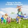 Wesfuner 3 Pack Foam Airplane Launcher Toys, 2 Flight Mode Glider Plane,Kids Flying Toy,3 4 5 6 7 8 9 10 11 12 Year Old Boys Girls Gifts,Outdoor Sport Party Favor - Image 2
