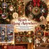 12PCS Christmas Ornaments DIY Pearl Diamond Art Kits for Adults - Image 4