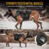 OneTigris Large Tactical Dog Harness No Pull Handle M Black - Image 2
