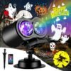 Brighter Halloween Projector Lights, 2026 Upgraded Halloween Decorations Holiday Projector Display 4 Patterns at A Time (Ocean Wave & Patterns), 4 Holiday Themes Christmas’ Day Decor Light - Image 1